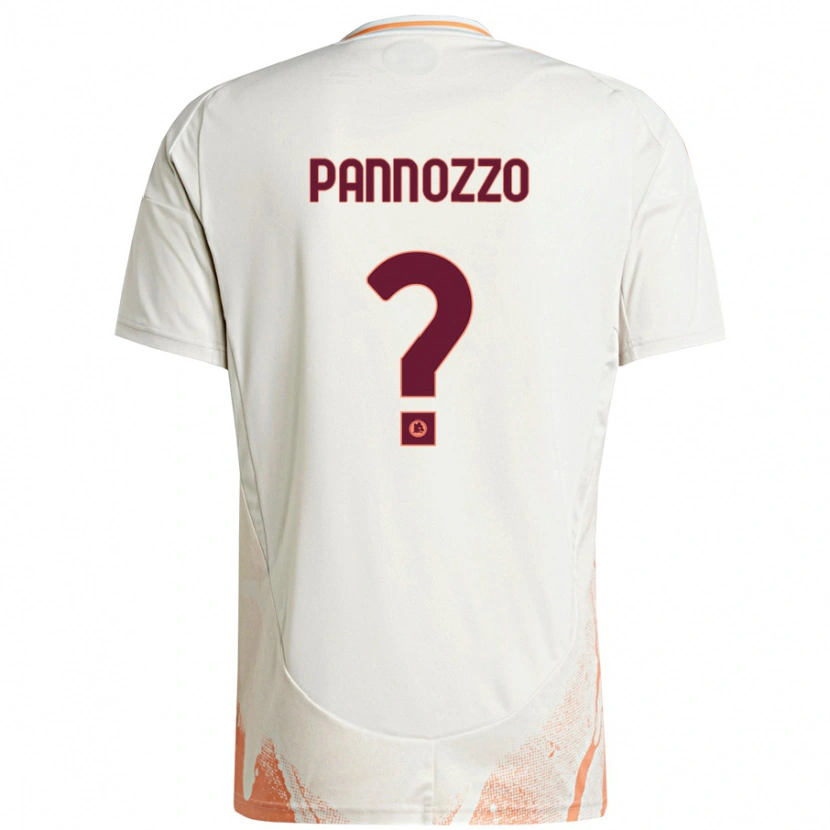 Danxen Dames Nicolò Pannozzo #0 Crème Wit Oranje Uitshirt Uittenue 2024/25 T-Shirt