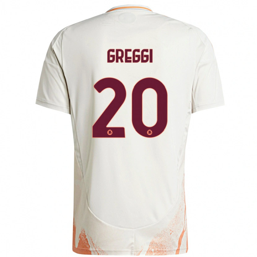 Danxen Dames Giada Greggi #20 Crème Wit Oranje Uitshirt Uittenue 2024/25 T-Shirt