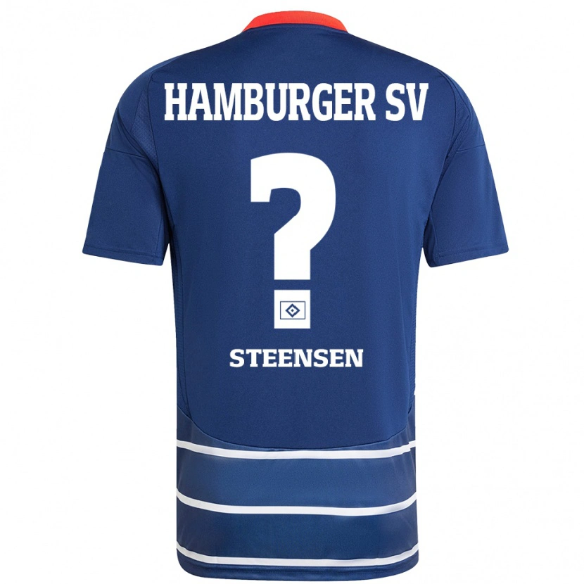 Danxen Dames Mika Steensen #0 Donkerblauw Uitshirt Uittenue 2024/25 T-Shirt