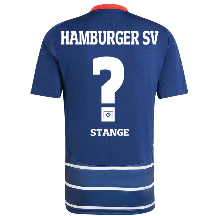 Danxen Dames Tobias Stange #0 Donkerblauw Uitshirt Uittenue 2024/25 T-Shirt