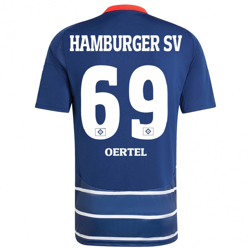 Danxen Dames Jan Oertel #69 Donkerblauw Uitshirt Uittenue 2024/25 T-Shirt