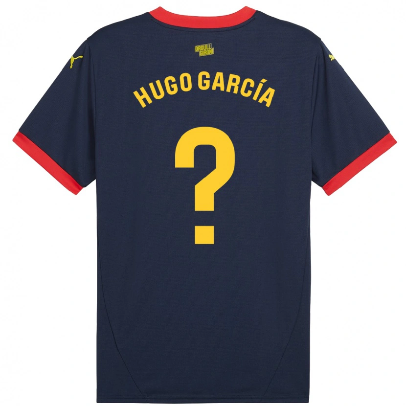 Danxen Dames Hugo García #0 Marineblauw Uitshirt Uittenue 2024/25 T-Shirt