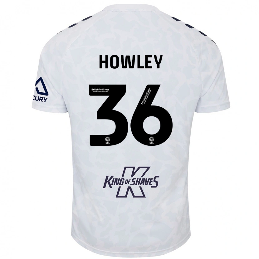 Danxen Dames Ryan Howley #36 Wit Uitshirt Uittenue 2024/25 T-Shirt