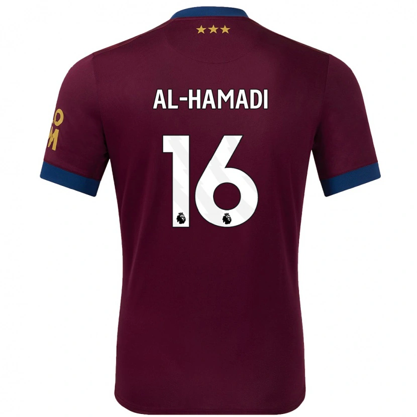 Danxen Dames Ali Al-Hamadi #16 Bruin Uitshirt Uittenue 2024/25 T-Shirt