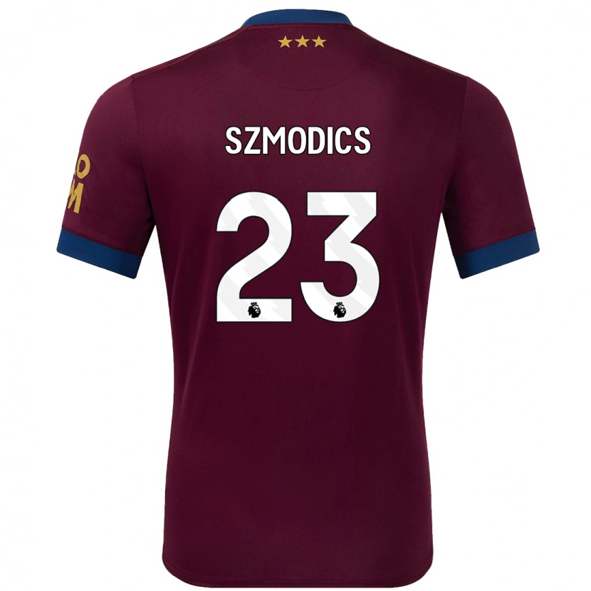 Danxen Dames Sammie Szmodics #23 Bruin Uitshirt Uittenue 2024/25 T-Shirt