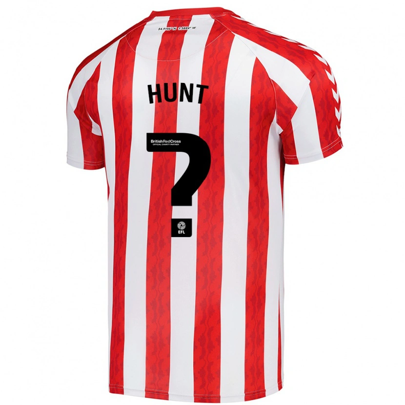 Danxen Kinderen Liam Hunt #0 Rood Wit Thuisshirt Thuistenue 2024/25 T-Shirt