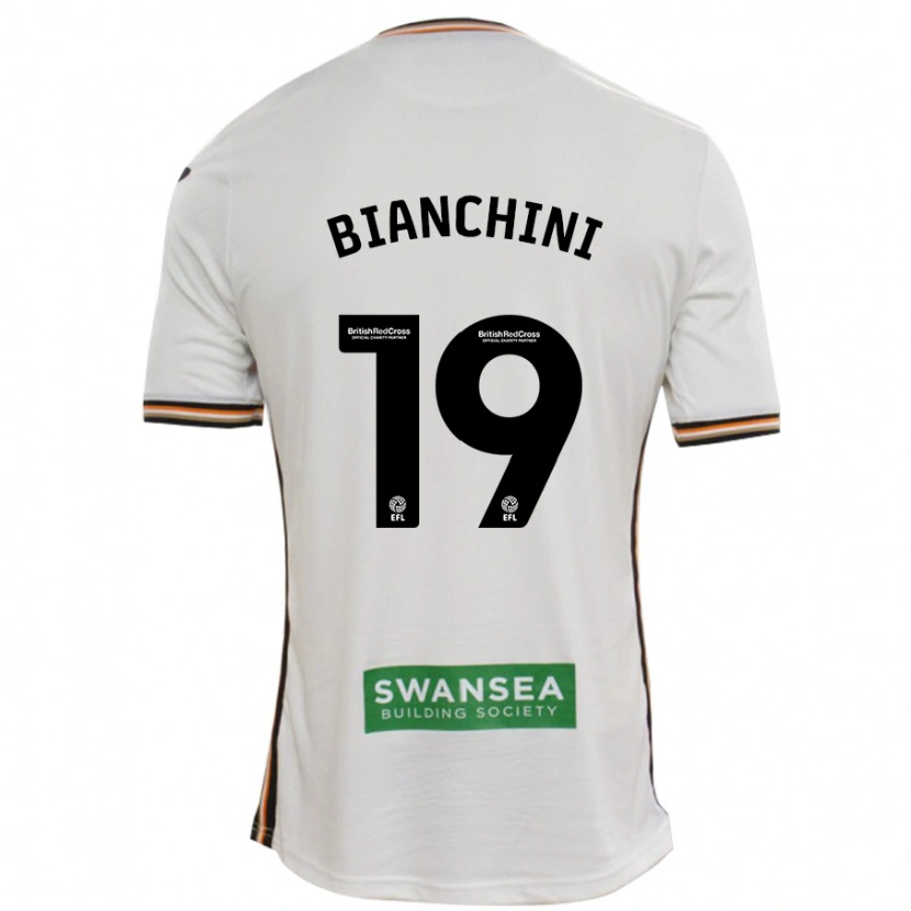 Danxen Kinderen Florian Bianchini #19 Wit Thuisshirt Thuistenue 2024/25 T-Shirt