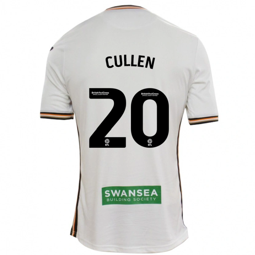 Danxen Kinderen Liam Cullen #20 Wit Thuisshirt Thuistenue 2024/25 T-Shirt