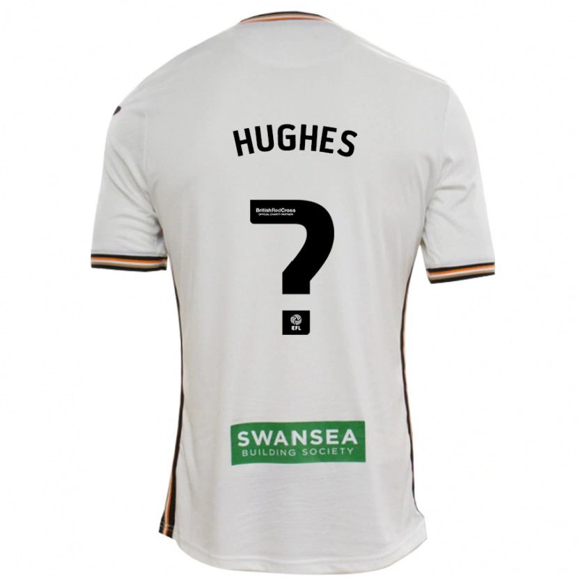 Danxen Kinderen Ben Hughes #0 Wit Thuisshirt Thuistenue 2024/25 T-Shirt