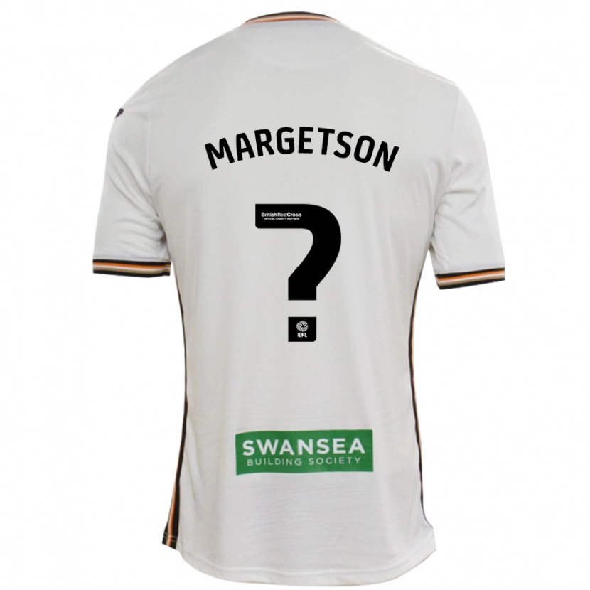 Danxen Kinderen Kit Margetson #0 Wit Thuisshirt Thuistenue 2024/25 T-Shirt