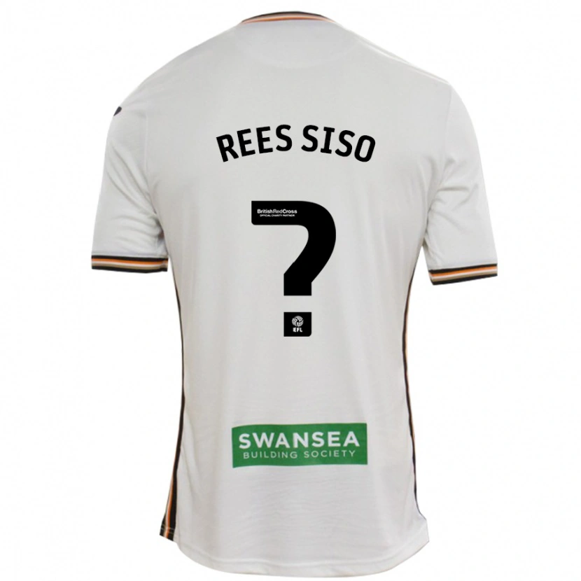 Danxen Kinderen Ramon Rees-Siso #0 Wit Thuisshirt Thuistenue 2024/25 T-Shirt