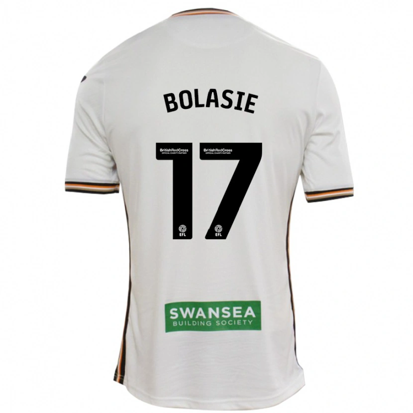 Danxen Kinderen Yannick Bolasie #17 Wit Thuisshirt Thuistenue 2024/25 T-Shirt