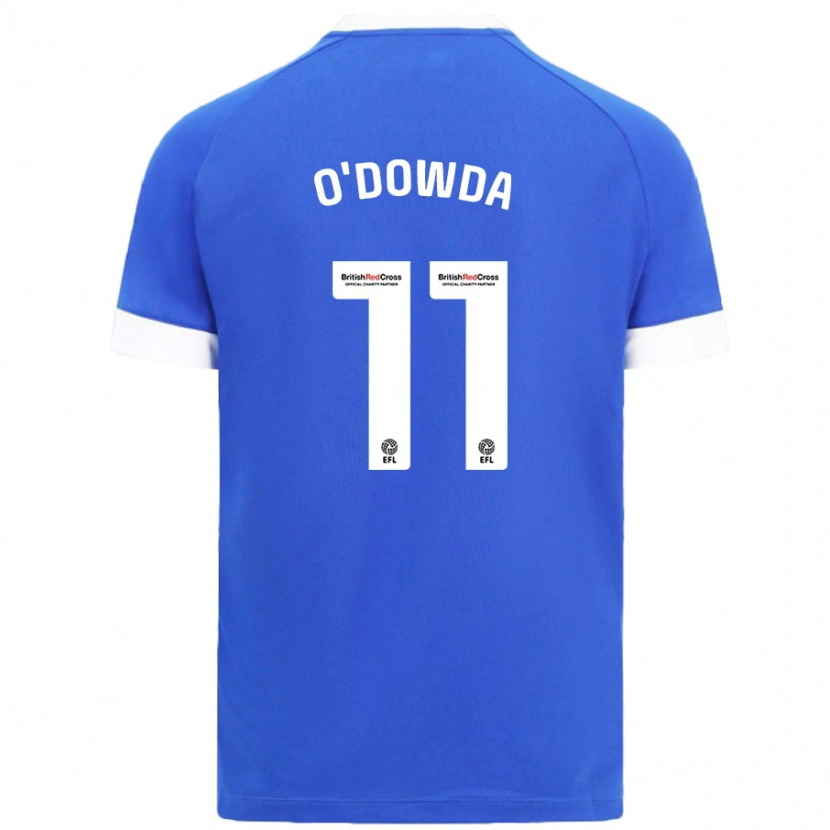 Danxen Kinderen Callum O'dowda #11 Hemelsblauw Thuisshirt Thuistenue 2024/25 T-Shirt