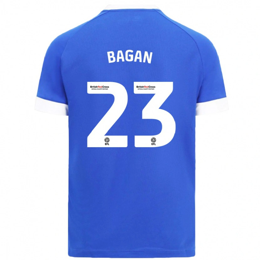 Danxen Kinderen Joel Bagan #23 Hemelsblauw Thuisshirt Thuistenue 2024/25 T-Shirt