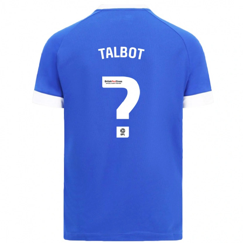 Danxen Kinderen Lennon Talbot #0 Hemelsblauw Thuisshirt Thuistenue 2024/25 T-Shirt