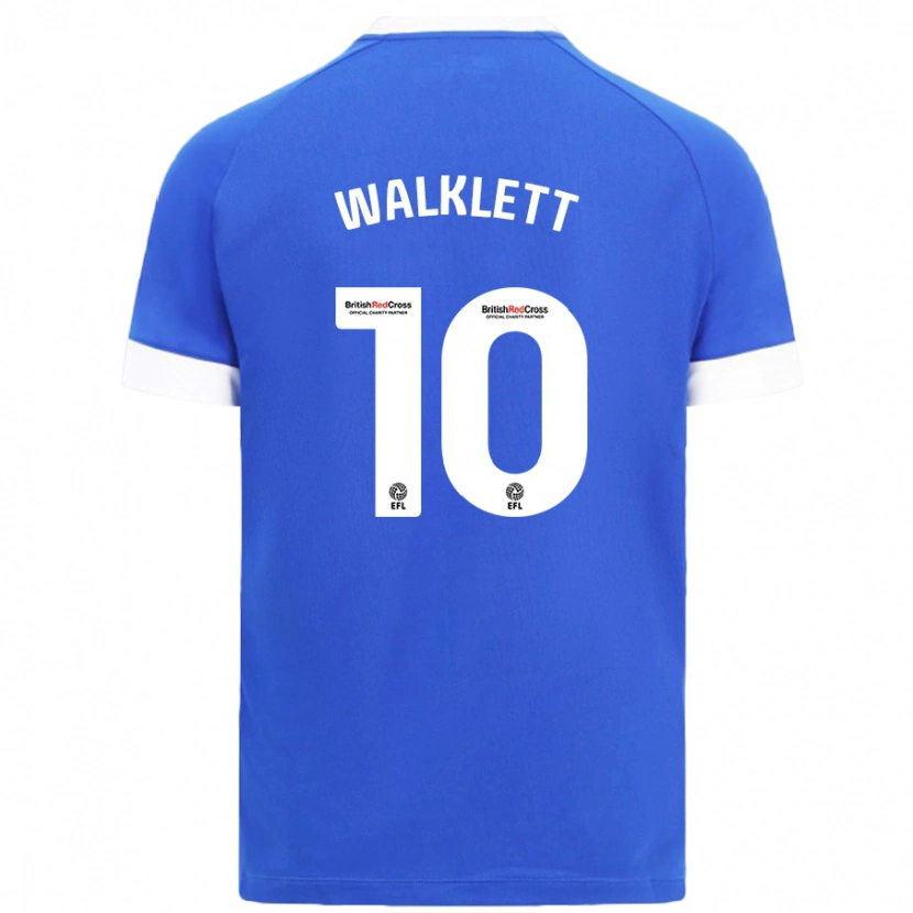 Danxen Kinderen Kerry Walklett #10 Hemelsblauw Thuisshirt Thuistenue 2024/25 T-Shirt