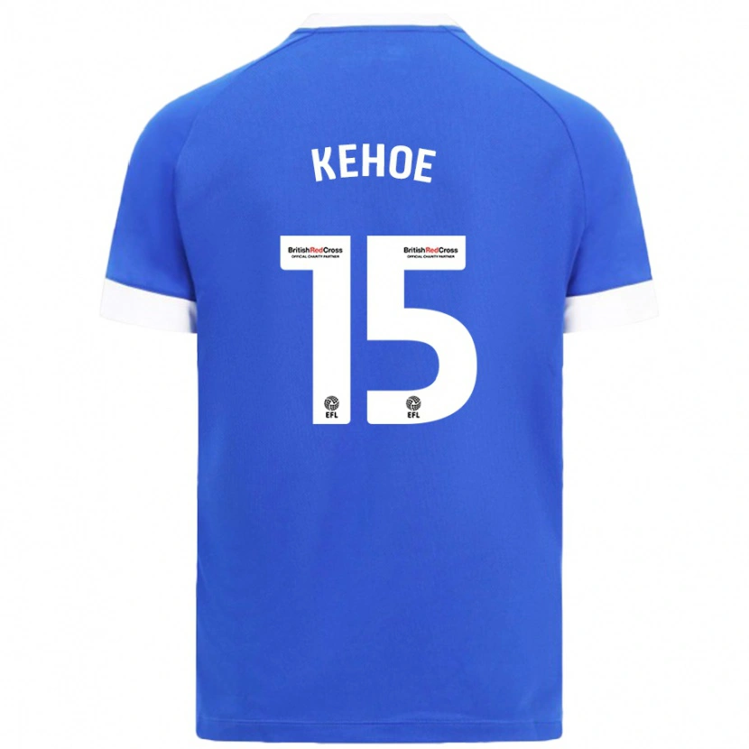 Danxen Kinderen Molly Kehoe #15 Hemelsblauw Thuisshirt Thuistenue 2024/25 T-Shirt