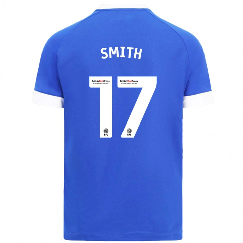 Danxen Kinderen Hollie Smith #17 Hemelsblauw Thuisshirt Thuistenue 2024/25 T-Shirt