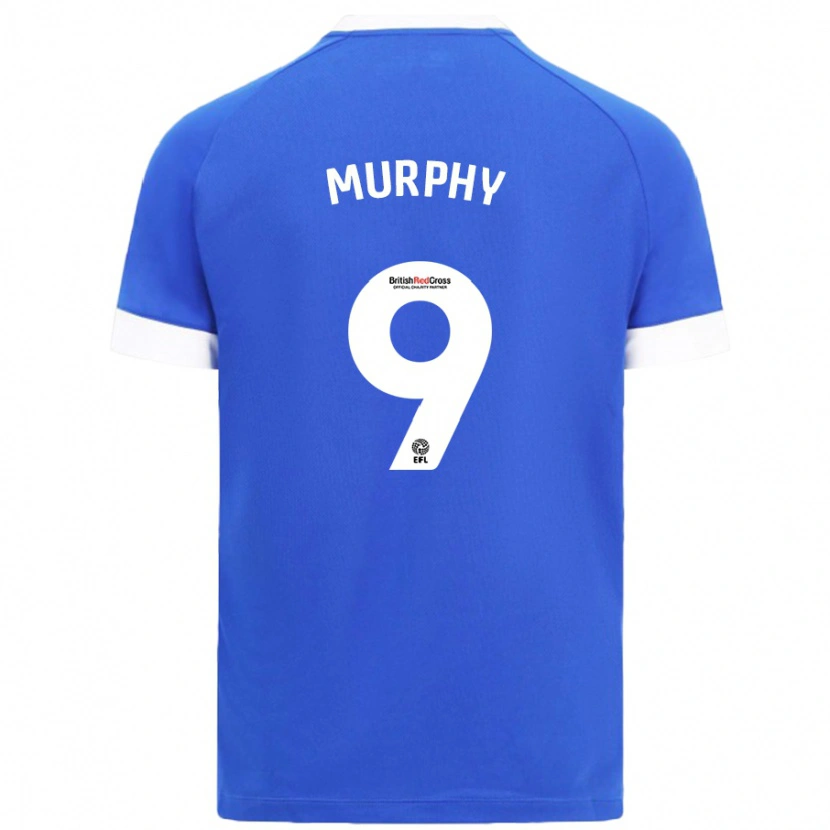 Danxen Kinderen Alana Murphy #9 Hemelsblauw Thuisshirt Thuistenue 2024/25 T-Shirt