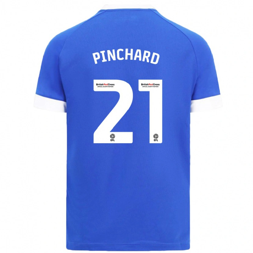 Danxen Kinderen Cerys Pinchard #21 Hemelsblauw Thuisshirt Thuistenue 2024/25 T-Shirt