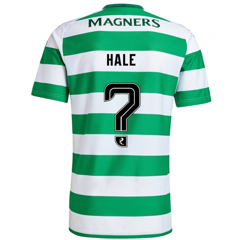 Danxen Kinderen Finlay Hale #0 Groen Wit Thuisshirt Thuistenue 2024/25 T-Shirt