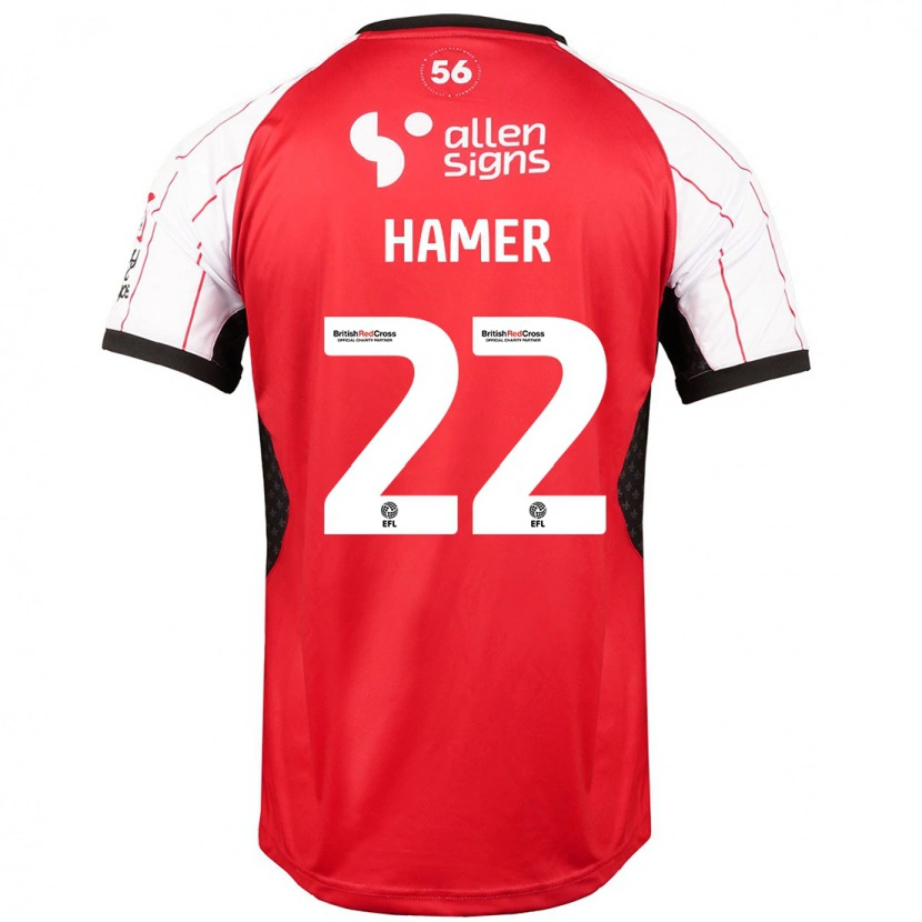 Danxen Kinderen Tom Hamer #22 Wit Thuisshirt Thuistenue 2024/25 T-Shirt