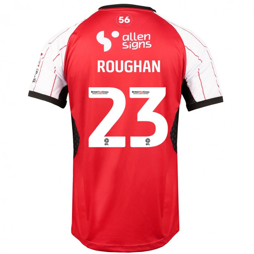 Danxen Kinderen Sean Roughan #23 Wit Thuisshirt Thuistenue 2024/25 T-Shirt