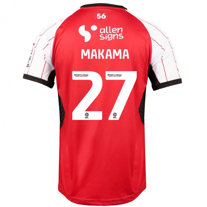 Danxen Kinderen Jovon Makama #27 Wit Thuisshirt Thuistenue 2024/25 T-Shirt