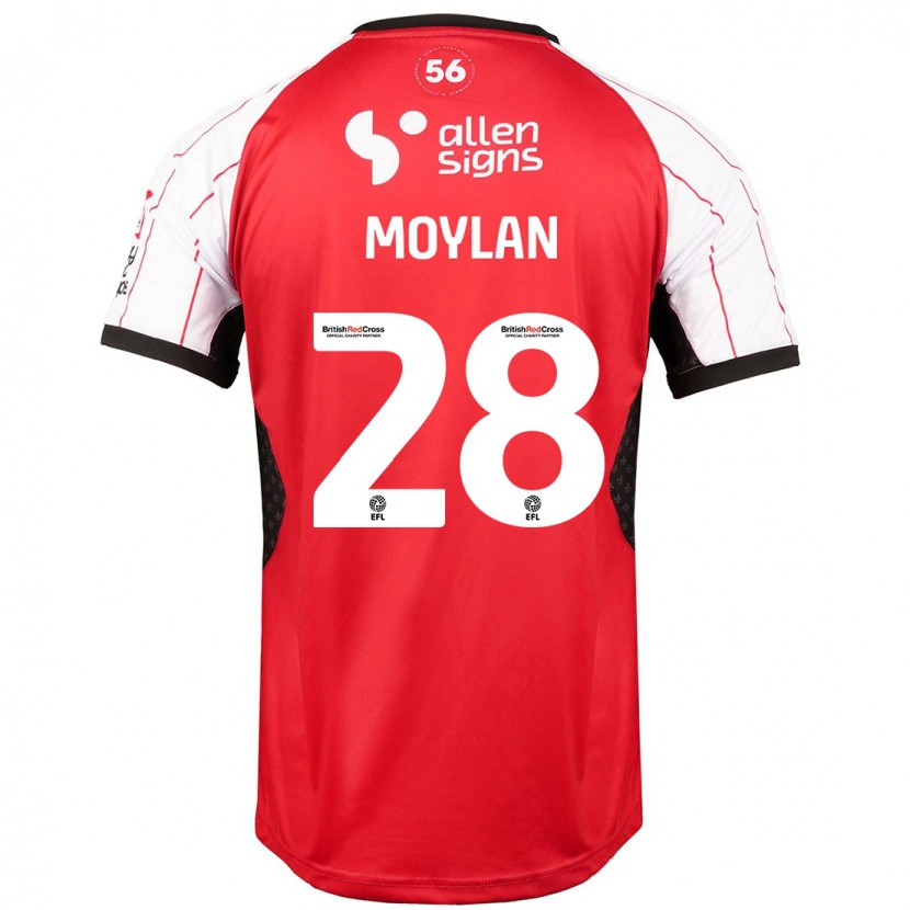 Danxen Kinderen Jack Moylan #28 Wit Thuisshirt Thuistenue 2024/25 T-Shirt