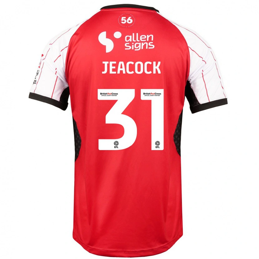 Danxen Kinderen Zach Jeacock #31 Wit Thuisshirt Thuistenue 2024/25 T-Shirt