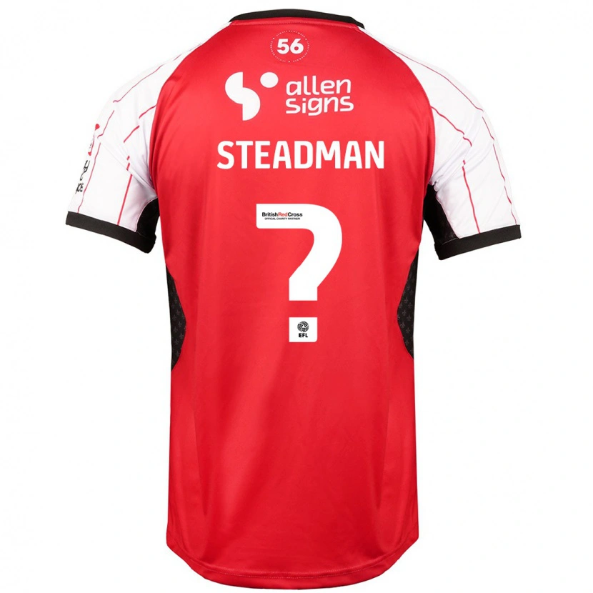 Danxen Kinderen Jodie Steadman #0 Wit Thuisshirt Thuistenue 2024/25 T-Shirt