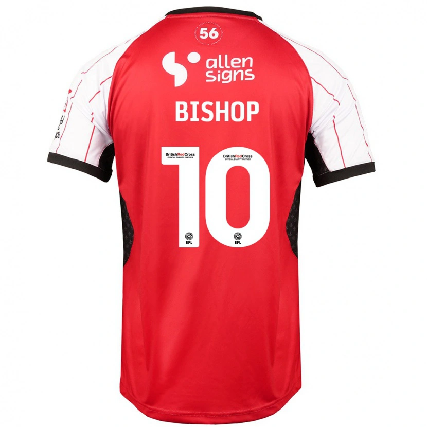 Danxen Kinderen Teddy Bishop #10 Wit Thuisshirt Thuistenue 2024/25 T-Shirt