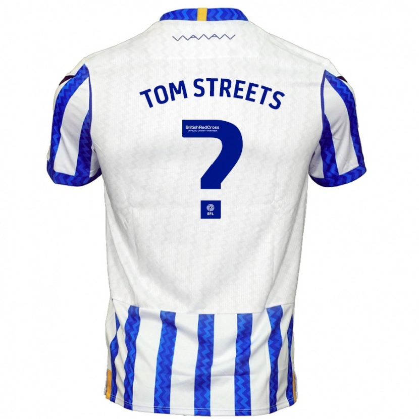 Danxen Kinderen Tom Streets #0 Blauw Wit Thuisshirt Thuistenue 2024/25 T-Shirt