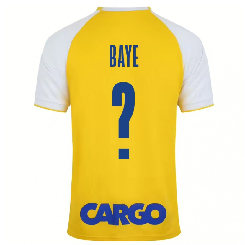 Danxen Kinderen Orel Baye #0 Geel Wit Thuisshirt Thuistenue 2024/25 T-Shirt