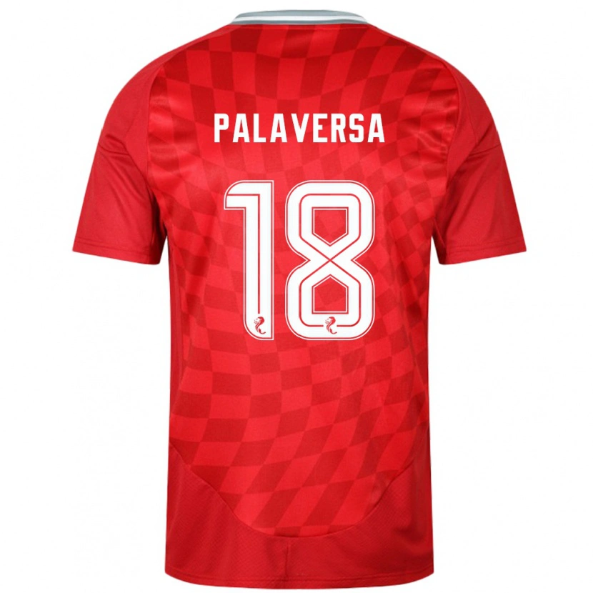 Danxen Kinderen Ante Palaversa #18 Rood Thuisshirt Thuistenue 2024/25 T-Shirt