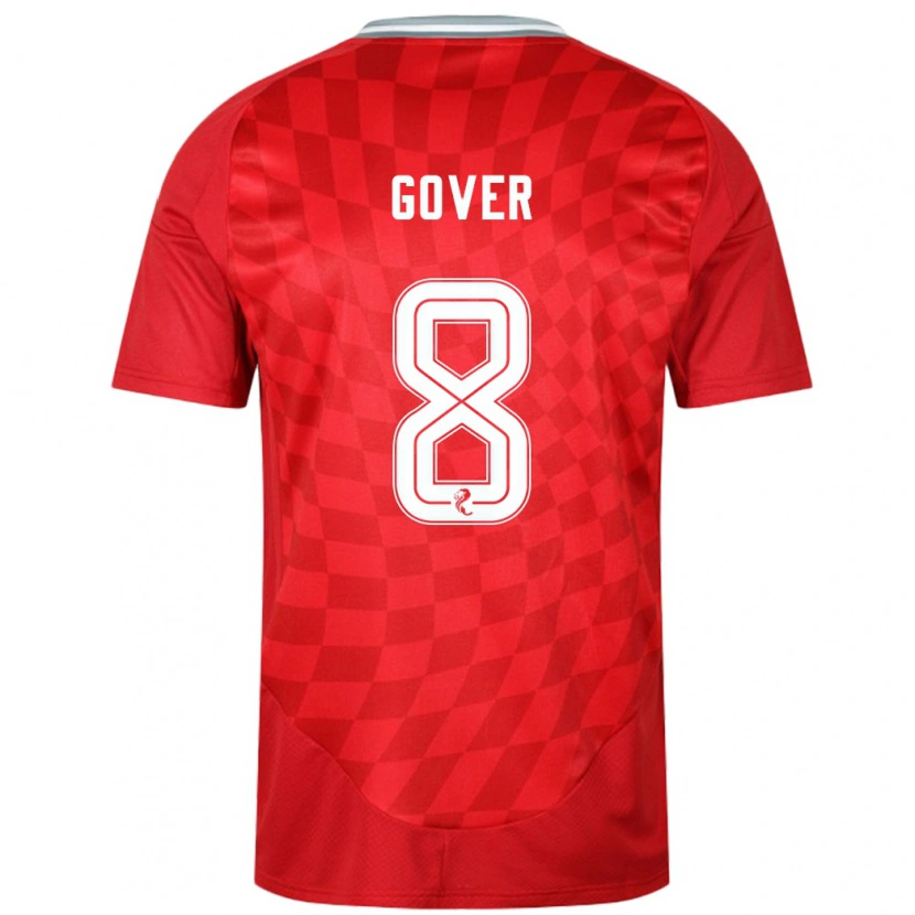 Danxen Kinderen Chloe Gover #8 Rood Thuisshirt Thuistenue 2024/25 T-Shirt