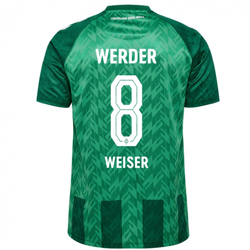 Danxen Kinderen Mitchell Weiser #8 Groen Thuisshirt Thuistenue 2024/25 T-Shirt