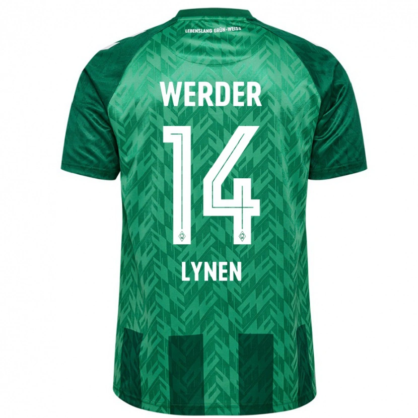 Danxen Kinderen Senne Lynen #14 Groen Thuisshirt Thuistenue 2024/25 T-Shirt