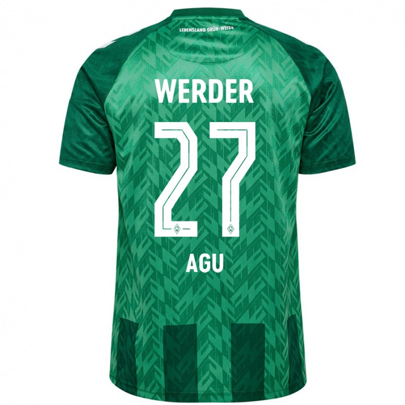 Danxen Kinderen Felix Agu #27 Groen Thuisshirt Thuistenue 2024/25 T-Shirt