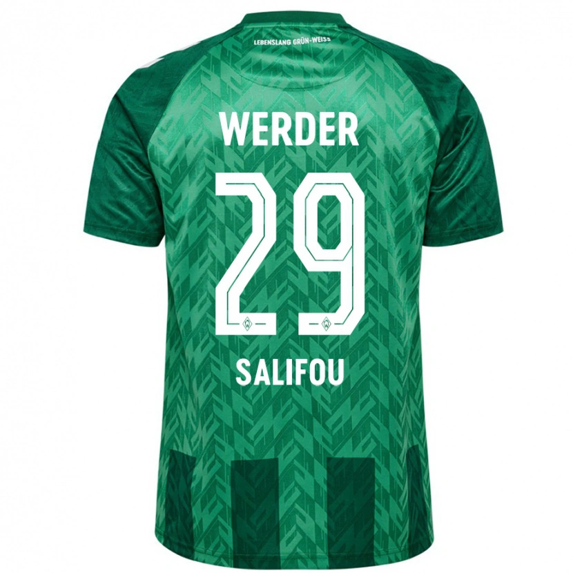 Danxen Kinderen Dikeni Salifou #29 Groen Thuisshirt Thuistenue 2024/25 T-Shirt