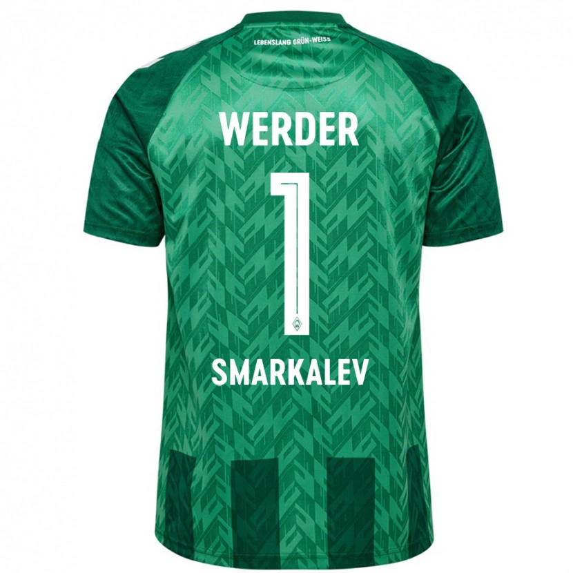 Danxen Kinderen Stefan Smarkalev #1 Groen Thuisshirt Thuistenue 2024/25 T-Shirt