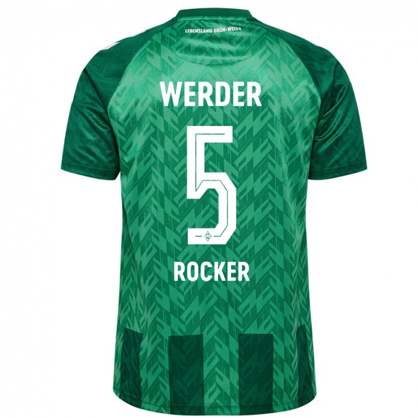 Danxen Kinderen Cimo Röcker #5 Groen Thuisshirt Thuistenue 2024/25 T-Shirt