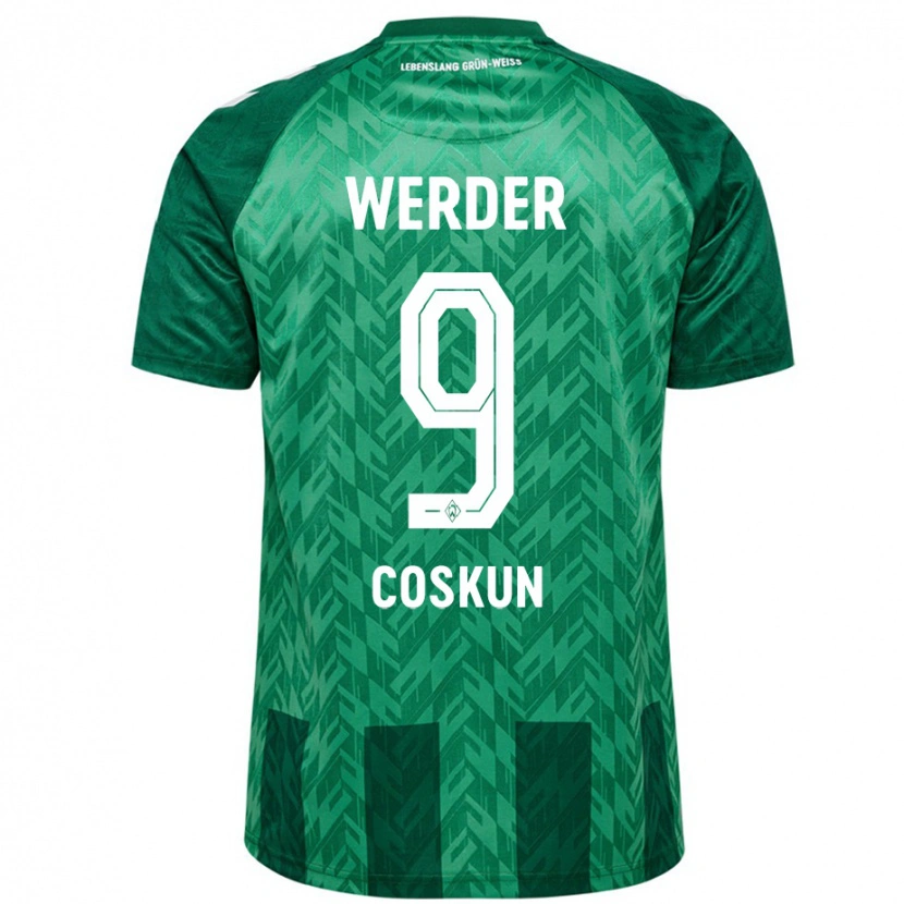 Danxen Kinderen Boran-Firat Coskun #9 Groen Thuisshirt Thuistenue 2024/25 T-Shirt