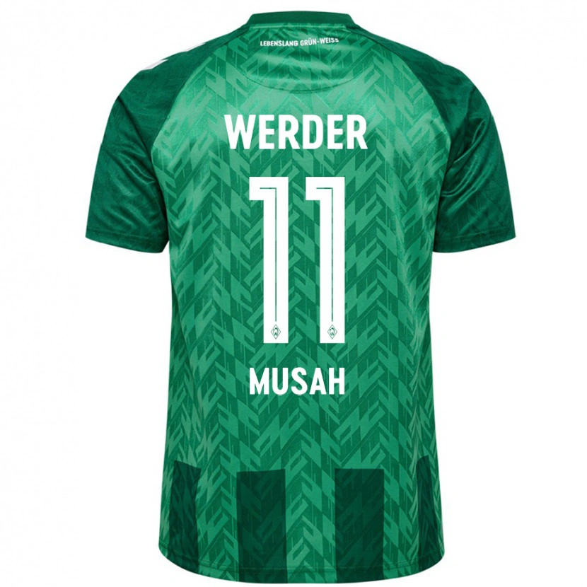 Danxen Kinderen Salim Musah #11 Groen Thuisshirt Thuistenue 2024/25 T-Shirt