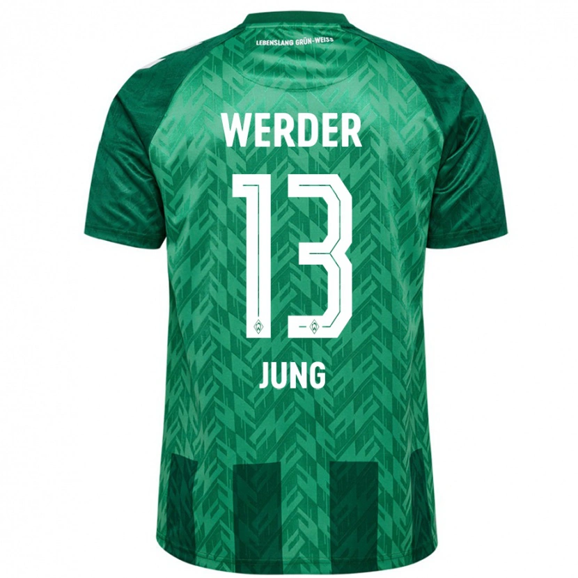 Danxen Kinderen Seong-Hyeon Jung #13 Groen Thuisshirt Thuistenue 2024/25 T-Shirt