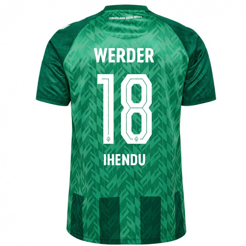 Danxen Kinderen Daniel Ihendu #18 Groen Thuisshirt Thuistenue 2024/25 T-Shirt