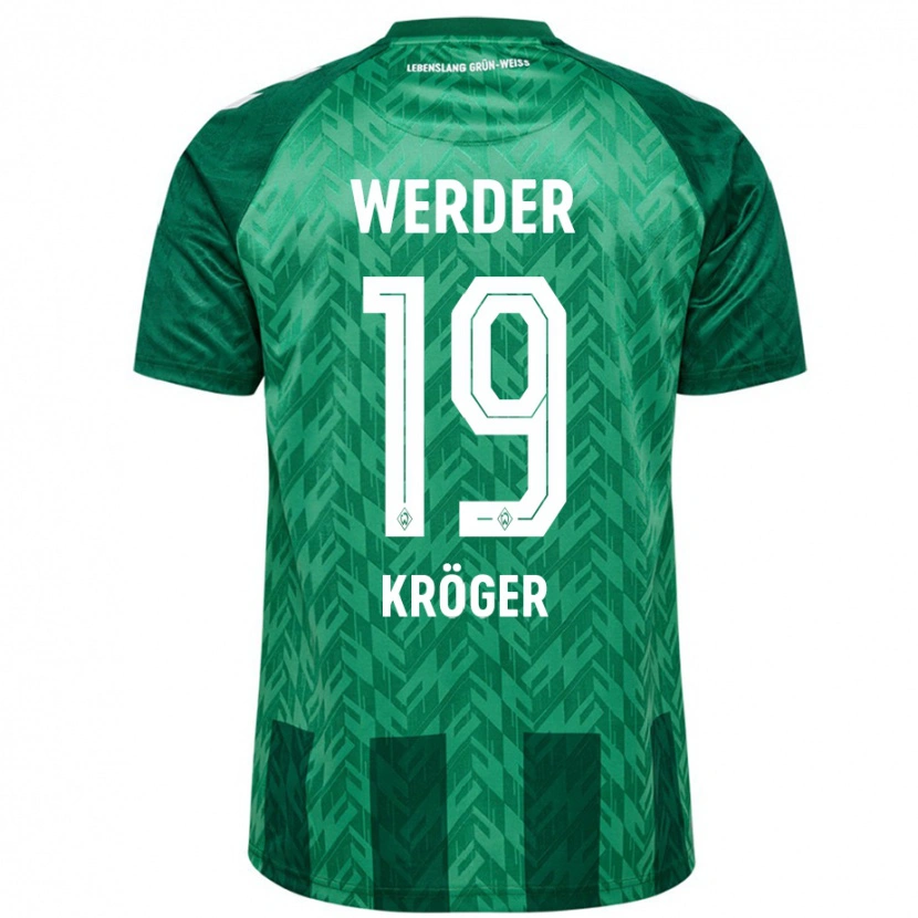 Danxen Kinderen Moritz Kröger #19 Groen Thuisshirt Thuistenue 2024/25 T-Shirt