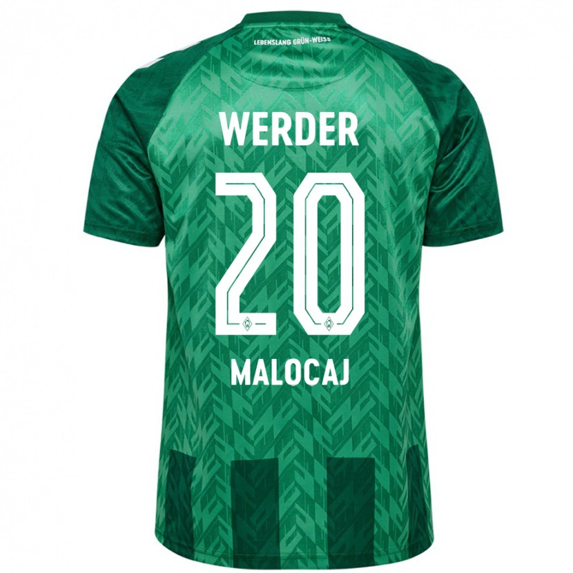 Danxen Kinderen Edinjo Malocaj #20 Groen Thuisshirt Thuistenue 2024/25 T-Shirt