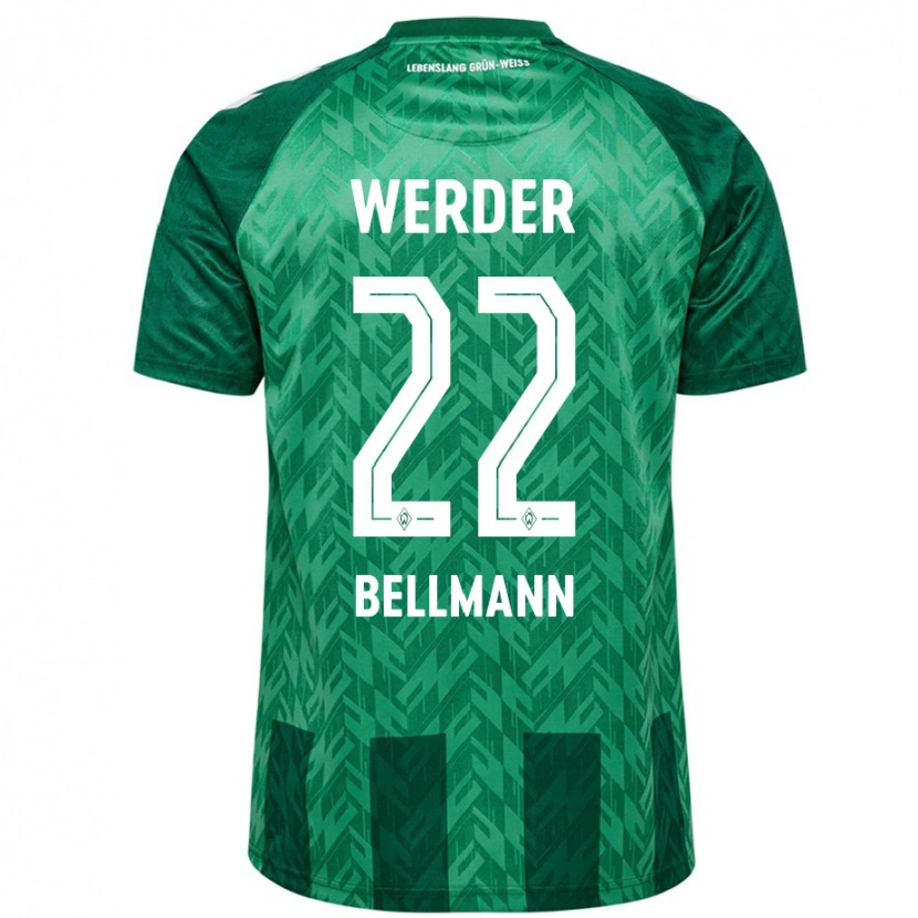 Danxen Kinderen Paul Bellmann #22 Groen Thuisshirt Thuistenue 2024/25 T-Shirt