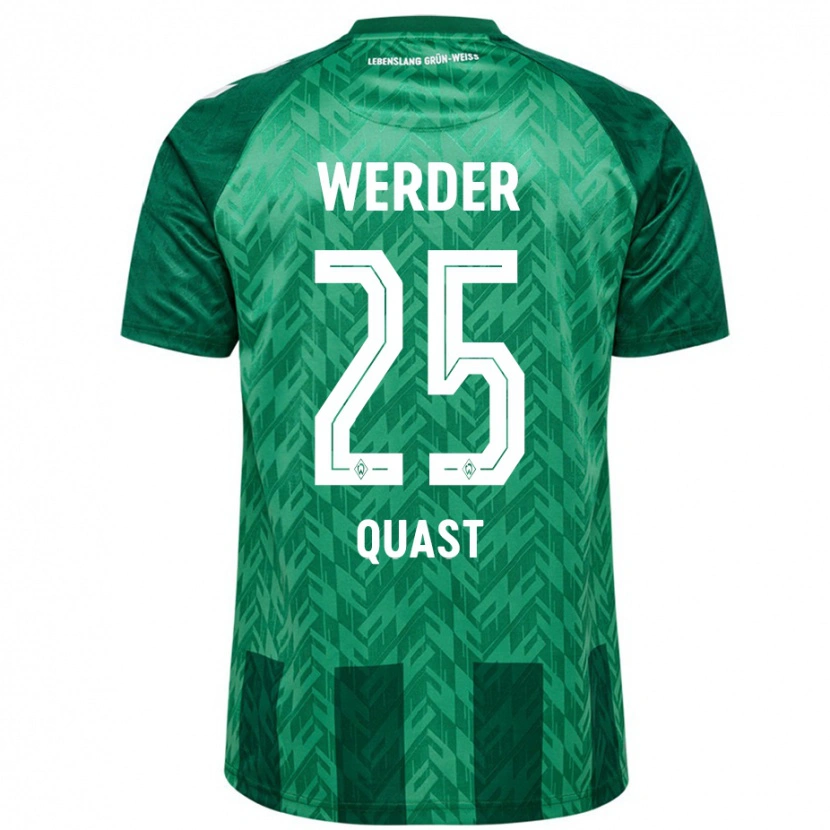 Danxen Kinderen Sönke Quast #25 Groen Thuisshirt Thuistenue 2024/25 T-Shirt